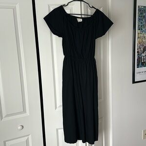 NWOT off the shoulder synched waist dress
